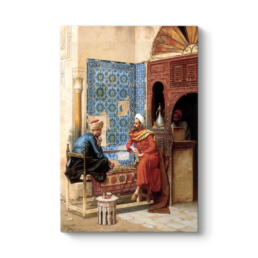 Osmanlıda Satranç Oynayanlar Tablosu - Model 2
